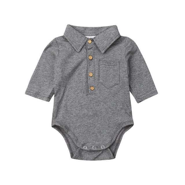 Baby boy summer clothing Formal Cotton Romper Jumpsuit